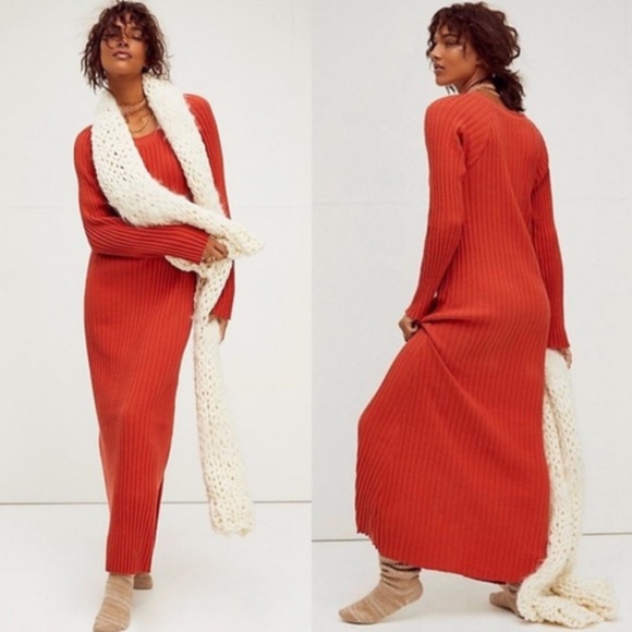 Free people Walk About Maxi sweater dress - Picture 1 of 2